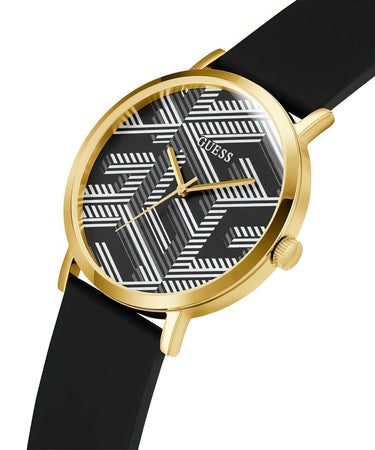 Guess Herren Armbanduhr G BOSSED in Schwarz und Goldton 44 mm GW0625G2